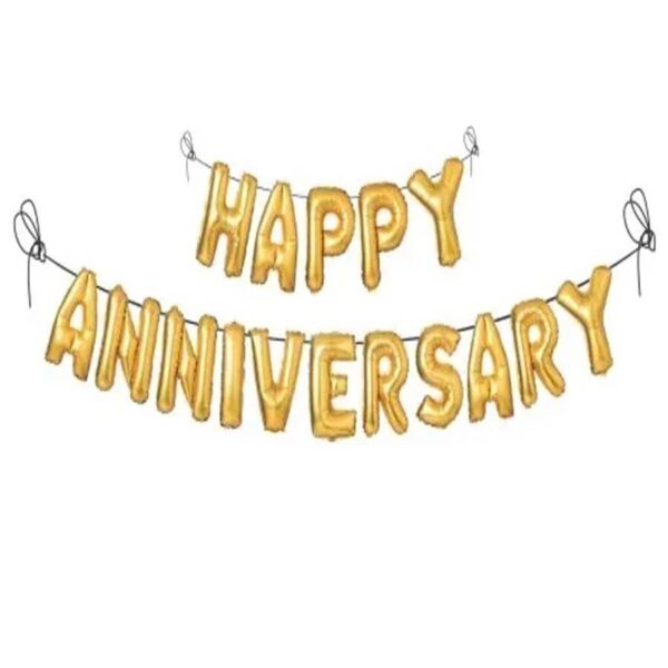 Anniversary Foil Banner karkizcake