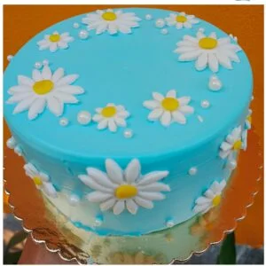 Fondant Floral Cake