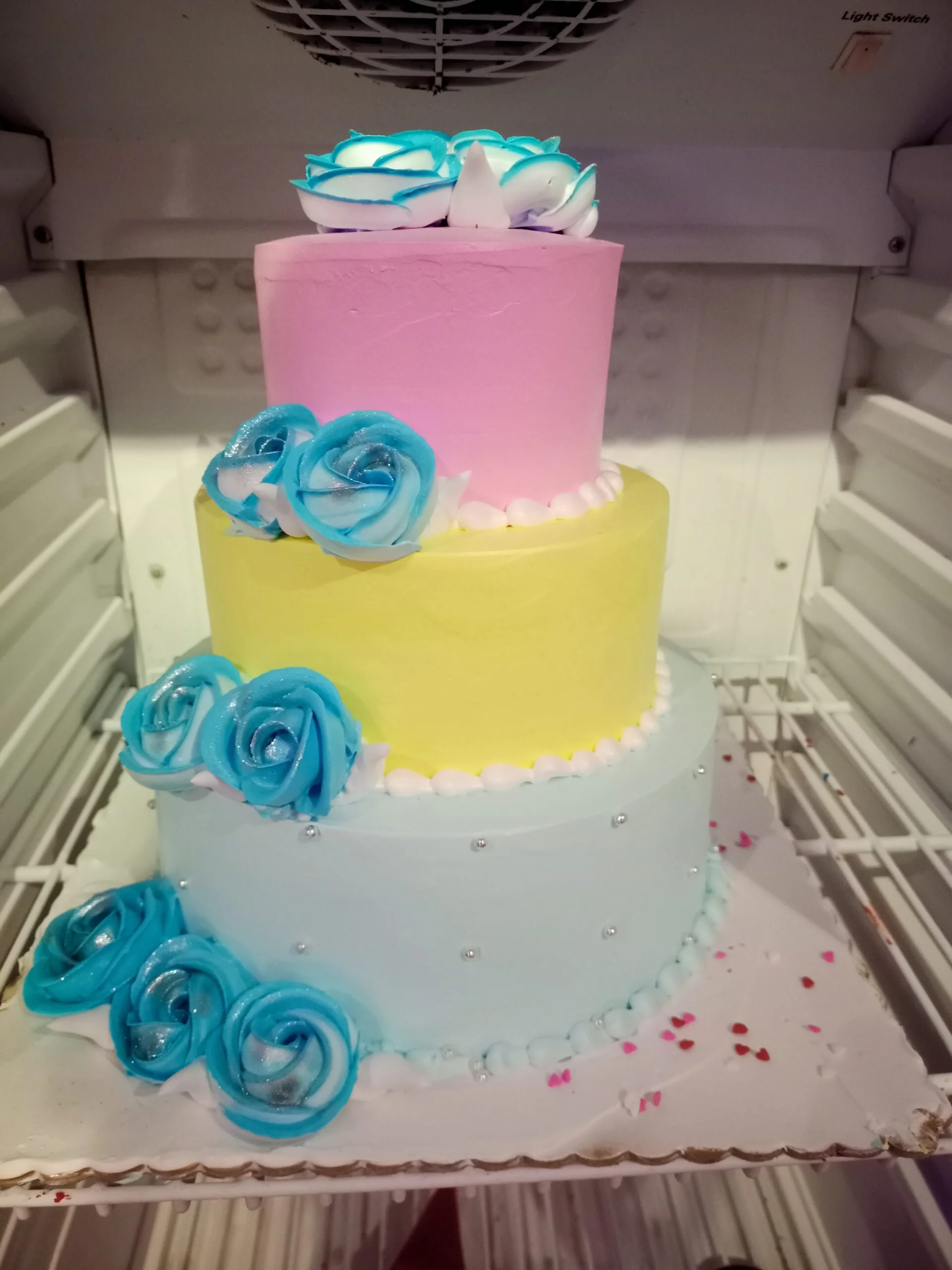 3 Step mix Color cake (4 Pound)