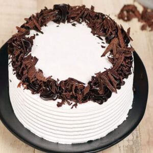 black and white forest cake
